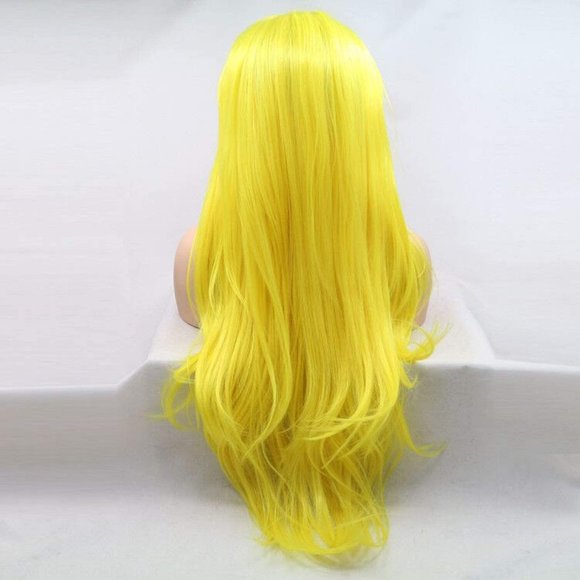 Yellow Lace Front Wig - Picture 3 of 5